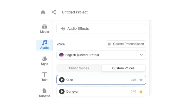 Voice Video Maker